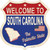 South Carolina Established Novelty Highway Shield Sticker Decal