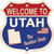 Utah Established Novelty Highway Shield Sticker Decal