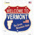 Vermont Established Novelty Highway Shield Sticker Decal