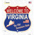 Virginia Established Novelty Highway Shield Sticker Decal