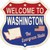 Washington Established Novelty Highway Shield Sticker Decal