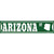 Arizona St Silhouette Novelty Narrow Sticker Decal