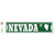 Nevada St Silhouette Novelty Narrow Sticker Decal