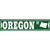 Oregon St Silhouette Novelty Narrow Sticker Decal