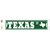 Texas St Silhouette Novelty Narrow Sticker Decal