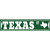 Texas St Silhouette Novelty Narrow Sticker Decal