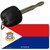 Sint Maarten Flag Novelty Metal Key Chain