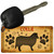 Collie Novelty Metal Key Chain