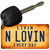Livin N Lovin Everyday Novelty Metal Key Chain