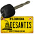 Desantis Florida Dont Tread on Me Novelty Metal Key Chain KC-14191
