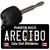 Arecibo Puerto Rico Black Novelty Metal Key Chain