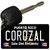 Corozal Puerto Rico Black Novelty Metal Key Chain