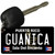 Guanica Puerto Rico Black Novelty Metal Key Chain