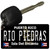 Rio Piedras Puerto Rico Black Novelty Metal Key Chain