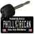 Philly Rican Puerto Rico Black Novelty Metal Key Chain