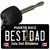 Best Dad Puerto Rico Black Novelty Metal Key Chain