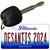 Desantis 2024 Illinois Novelty Metal Key Chain