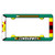 Zimbabwe Flag Novelty Metal License Plate Frame