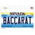 Baccarat Nevada Novelty Sticker Decal