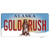 Gold Rush Alaska State Novelty Sticker Decal