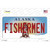 Fishermen Alaska State Novelty Sticker Decal