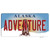 Adventure Alaska State Novelty Sticker Decal