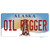 Oil Rigger Alaska State Novelty Sticker Decal