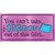 Oregon Outta This Girl Novelty Sticker Decal