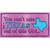 Texas Girl Outta This Pink Novelty Sticker Decal