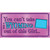 Wyoming Outta This Girl Novelty Sticker Decal