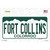 Fort Collins Colorado Novelty Sticker Decal