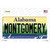 Montgomery Alabama Novelty Sticker Decal