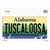 Tuscaloosa Alabama Novelty Sticker Decal