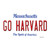 Go Harvard MA Novelty Sticker Decal