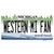 Western Michigan Fan MI Novelty Sticker Decal