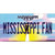 Mississippi Fan MS Novelty Sticker Decal