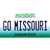 Go Missouri MO Novelty Sticker Decal