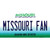 Missouri Fan MO Novelty Sticker Decal