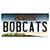 Bobcats MT Novelty Sticker Decal