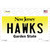 Hawks NJ Novelty Sticker Decal