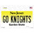 Go Knights New Jersey NJ Novelty Sticker Decal