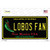 Lobos Fan NM Novelty Sticker Decal