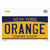 Orange NY Novelty Sticker Decal