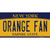 Orange Fan NY Novelty Sticker Decal