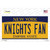 Black Knights Fan NY Novelty Sticker Decal