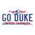 Go Duke NC Novelty Sticker Decal