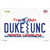 Duke | UNC NC Novelty Sticker Decal