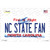 North Carolina State Fan NC Novelty Sticker Decal