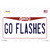 Go Flashes OH Novelty Sticker Decal