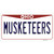Musketeers OH Novelty Sticker Decal